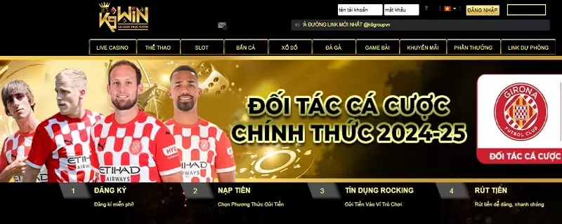 Đăng nhập K9win chỉ với vài bước đơn giản, gọn nhẹ Mẹo đăng nhập nhanh