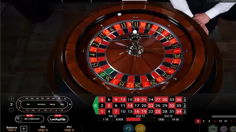 Roulette thuộc top 5 game casino game hấp dẫn nhất Roulette game casino