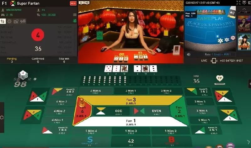 Sảnh casino SA Gaming K9Win - Game đẳng cấp, thưởng cực khủng Game Fantan