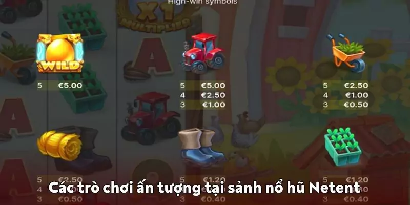 Sảnh nổ hũ Netent – Bùng nổ cảm xúc cùng K9win Top các trò chơi ấn tượng tại sảnh nổ hũ Netent